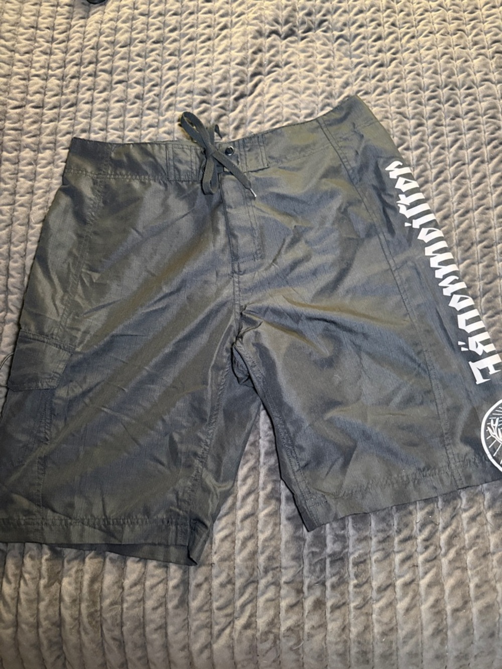 Jägermeister Black Board Shorts with White Side Graphic size M